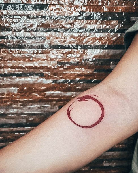 Remarkable Womens Ouroboros Tattoo Ideas