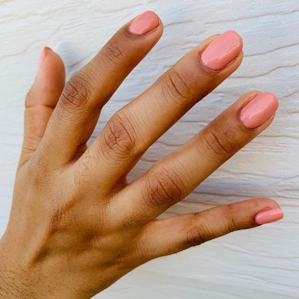 Remarkable Womens Peach And Pink Nail Ideas