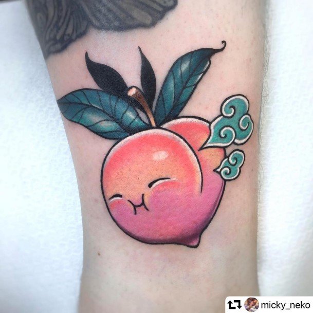 Remarkable Womens Peach Tattoo Ideas