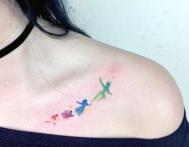 Remarkable Womens Peter Pan Tattoo Ideas