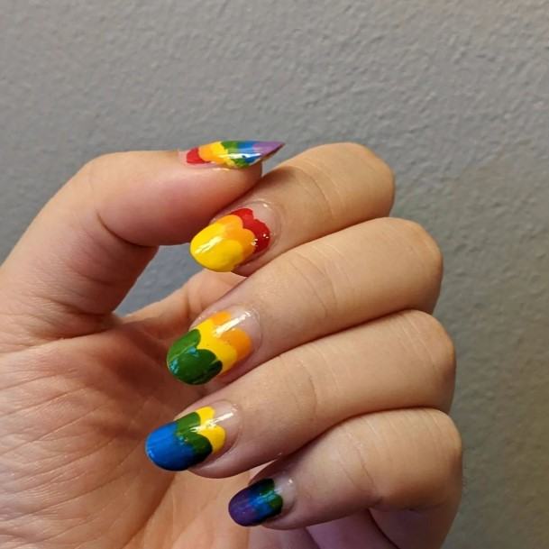 Remarkable Womens Rainbow Nail Ideas