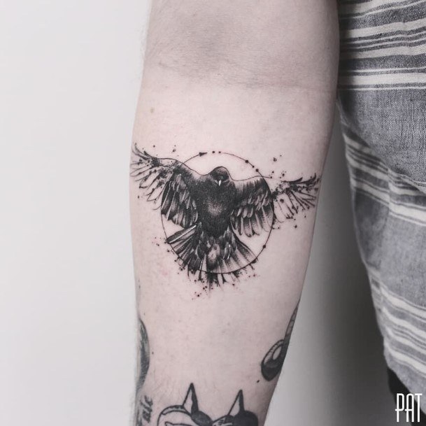 Remarkable Womens Raven Tattoo Ideas