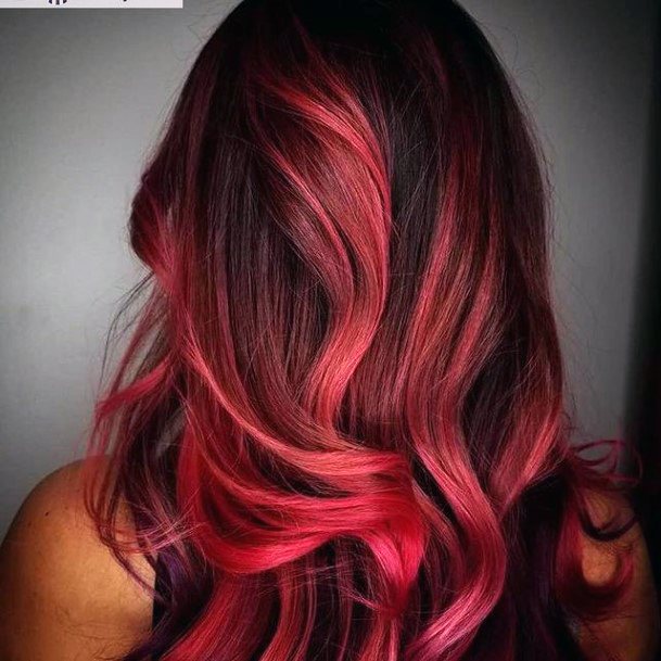 Remarkable Womens Red Ombre Hairstyles Ideas