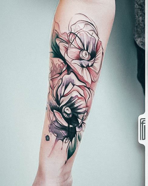 Remarkable Womens Sketch Tattoo Ideas