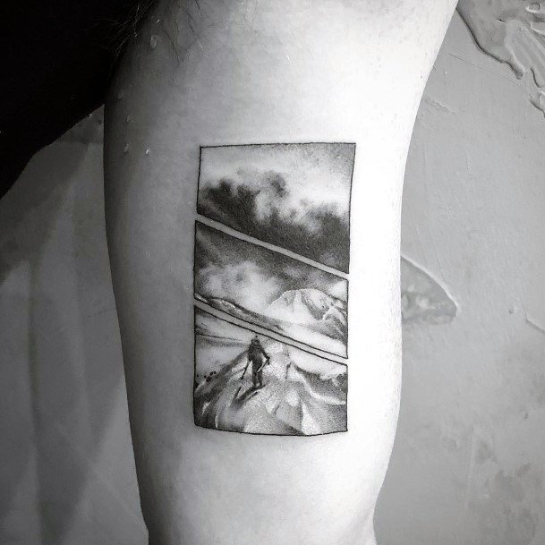 Remarkable Womens Skiing Tattoo Ideas