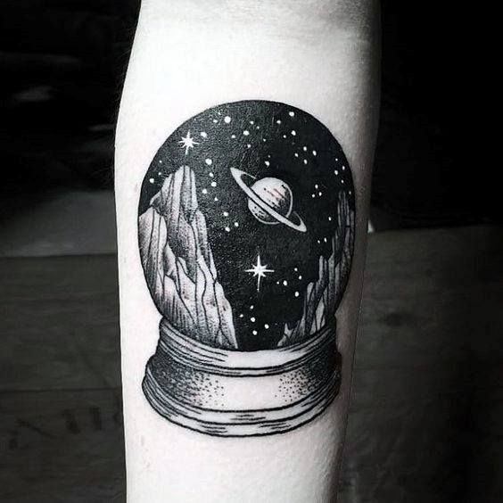 Remarkable Womens Snowglobe Tattoo Ideas