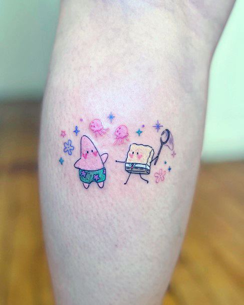 Remarkable Womens Spongebob Tattoo Ideas