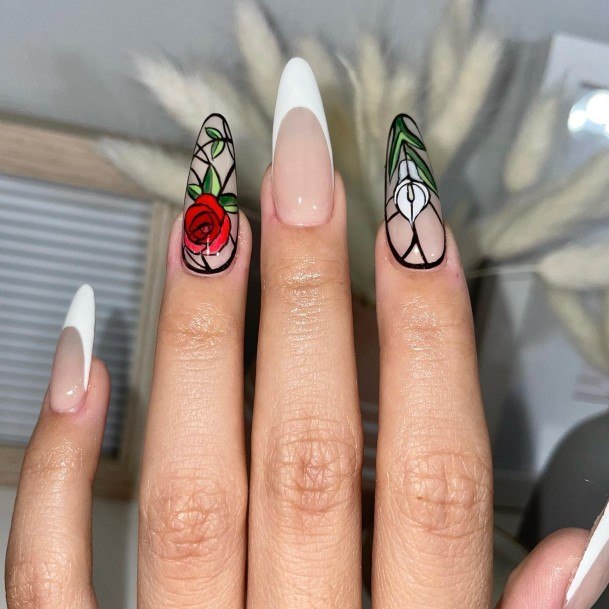 Remarkable Womens Stained Glass Nail Ideas