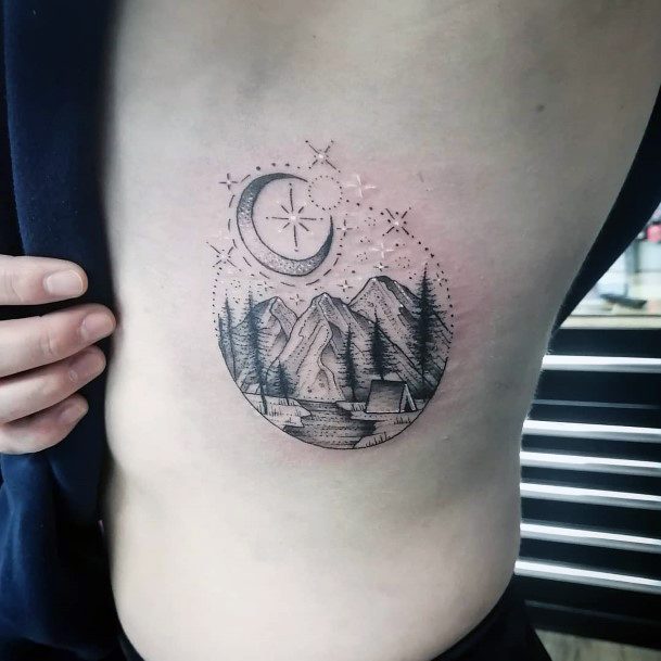 Remarkable Womens Tent Tattoo Ideas