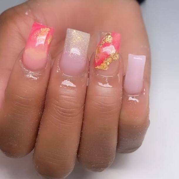 Remarkable Womens Translucent Pink Nail Ideas