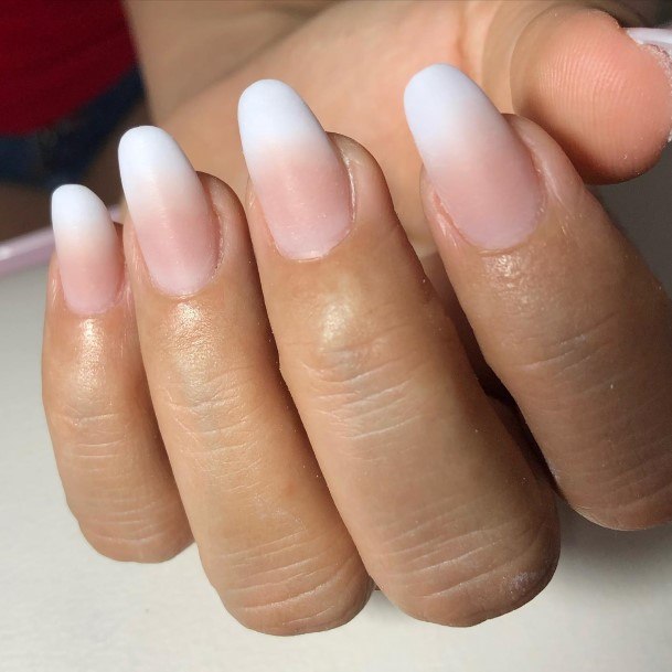 Remarkable Womens White Almond Shaped Nail Ideas