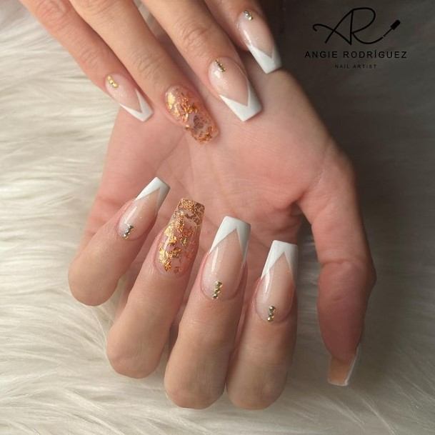 Remarkable Womens White French Tip Nail Ideas