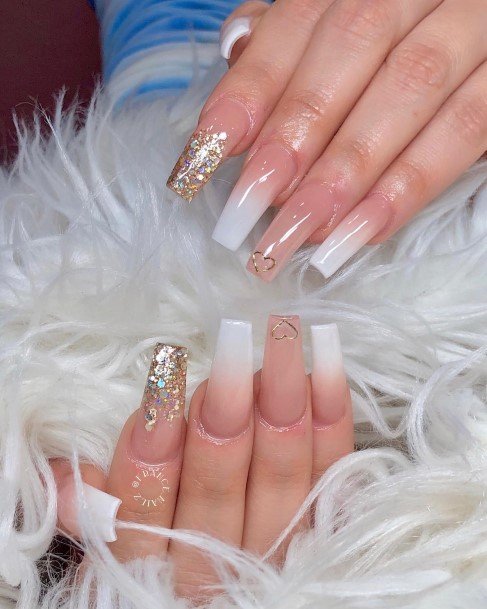 Remarkable Womens White Ombre Nail Ideas