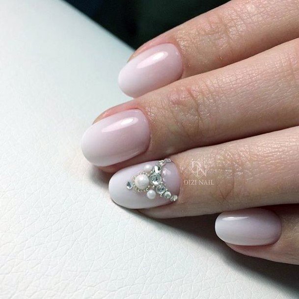 Remarkable Womens White Prom Nail Ideas