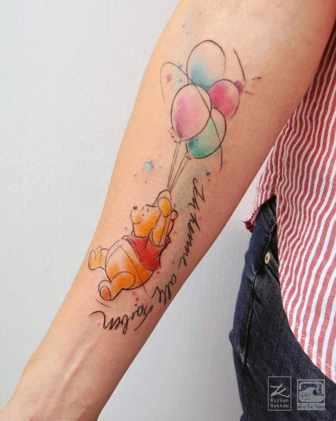 Remarkable Womens Winnie The Pooh Tattoo Ideas