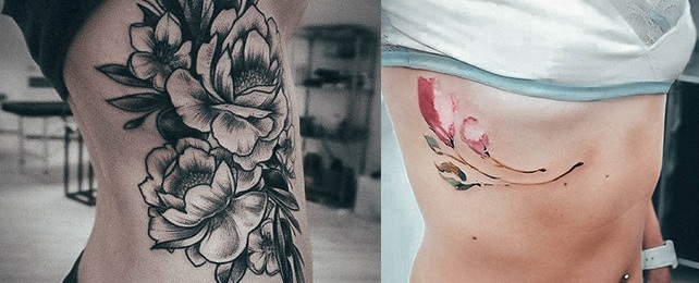 Top 100 Best Rib Tattoos For Women – Rib Cage Side Design Ideas