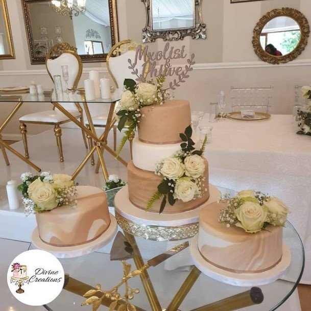 Rich Chocolate Wedding Cakes