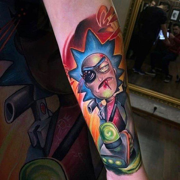 Rick And Morty Tattoos For Girls