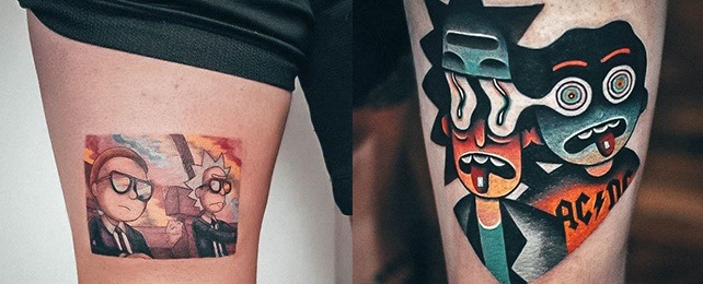 Top 100 Best Rick And Morty Tattoos For Women – Animated Design Ideas