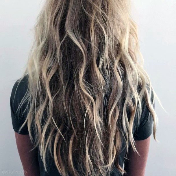 Rippling Salty Long Hairstyle Women