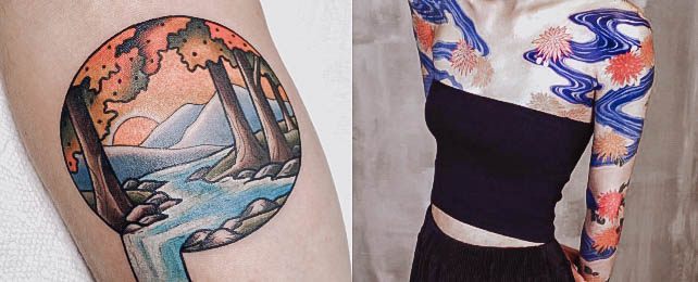 Top 100 Best River Tattoos For Women – Stream Design Ideas