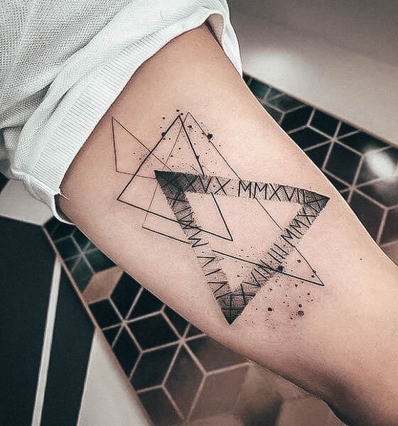 Roman Numeral Tattoo Design Inspiration For Women