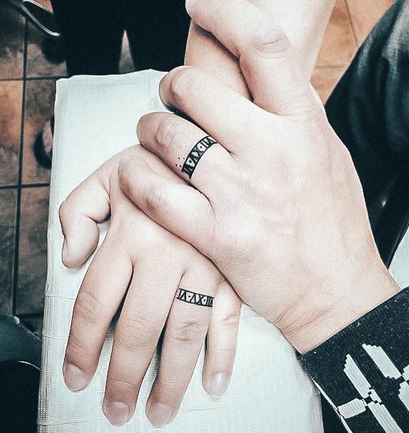 Wedding ring tattoos 21 ideas for your neverending love story  Family   Closer