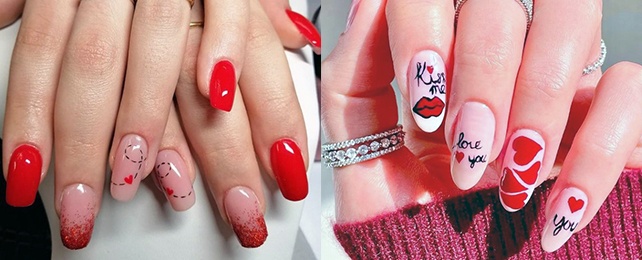 Top 60 Best Romantic Nail Designs For Women – Loving Romance Manicures