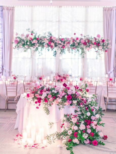 Romantic Pink May Wedding Flowers