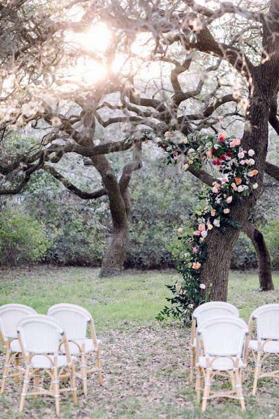 Rose Bunch Wedding Tree Decor