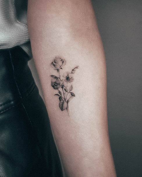 Top 100 Best Rose Forearm Tattoos For Women - Flower Design Ideas