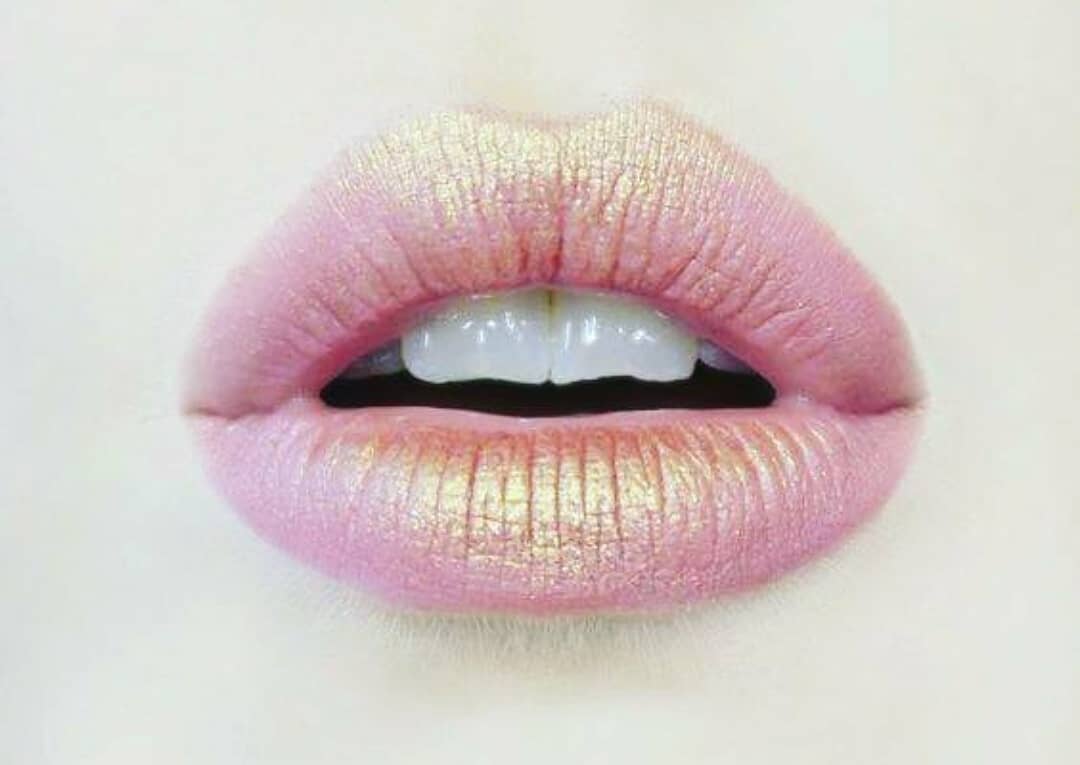 Rose Gold Lips Makeup For Women