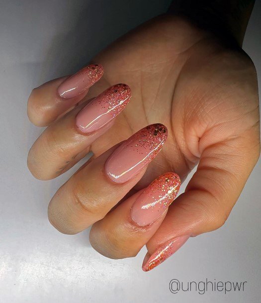 Rose Gold Nail Design Inspiration For Women