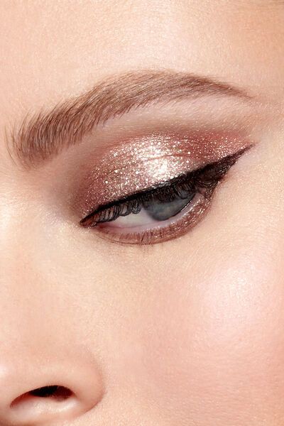 Rose Goldish Eye Makeup For Women