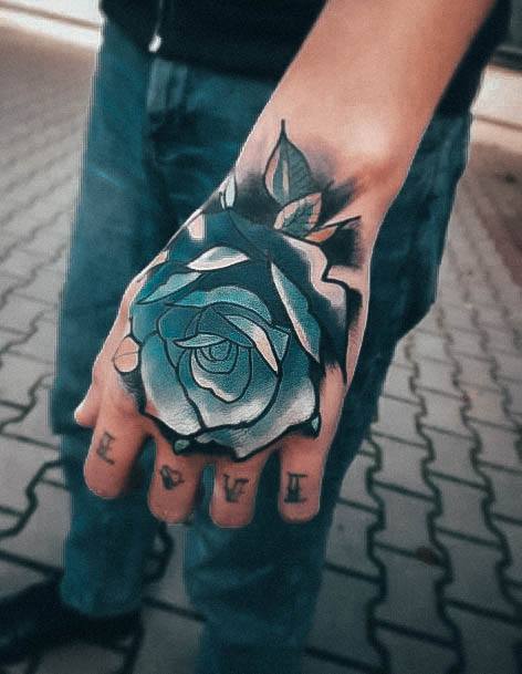 Rose Hand Womens Tattoo Ideas