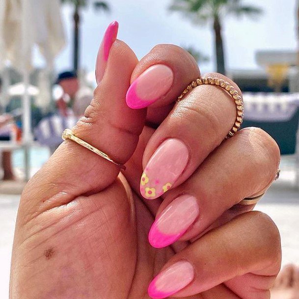 Rose Pink Nail Feminine Designs