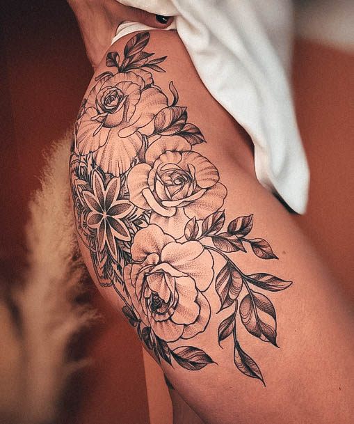 Discover 100+ about female thigh tattoos latest .vn