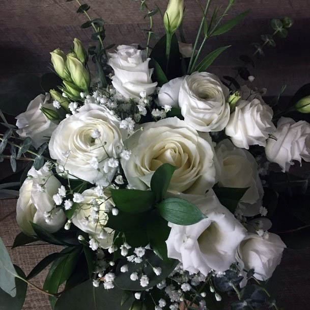 Rose White Wedding Flowers