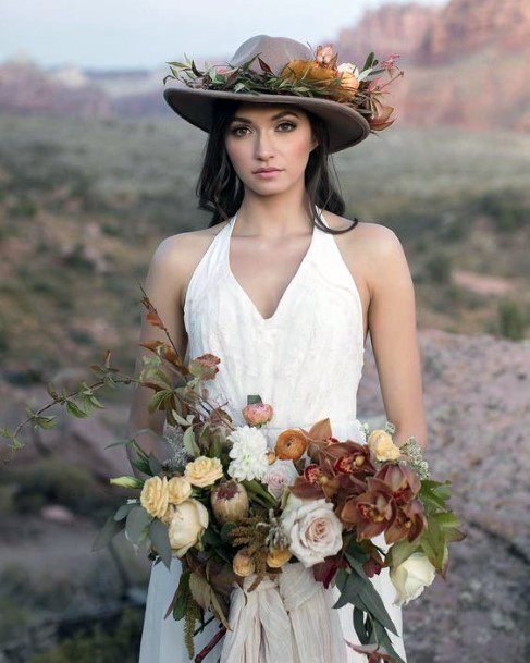 Roses Boho Wedding Flowers