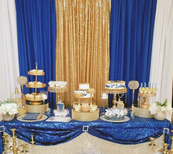 Royal Blue Wedding Decoration Ideas, Royal Blue Table Setting