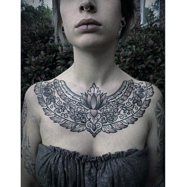 Top 100 Best Chest Tattoo Ideas For Women Cool Female Designs 