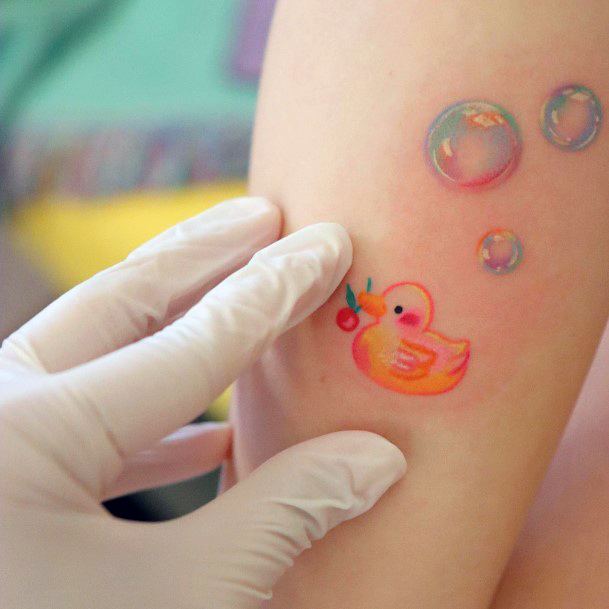 Rubber Duck Female Tattoo Designs