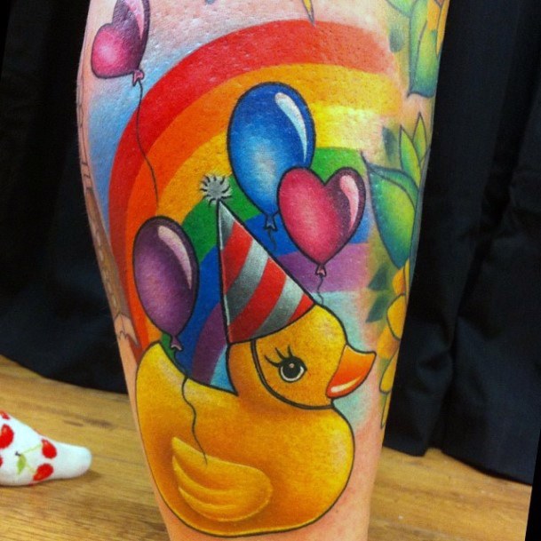 Rubber Duck Girls Tattoo Ideas