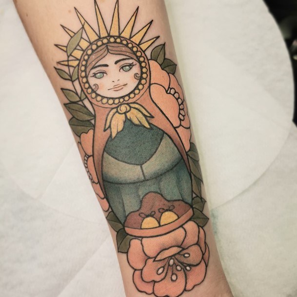 Russian Nesting Doll Matryoshka Womens Tattoos