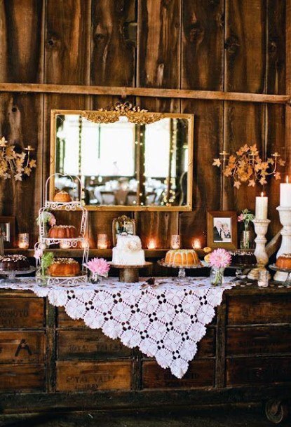 Rustic Barn Wedding Delectable Desert Table Inspiration In October Ideas