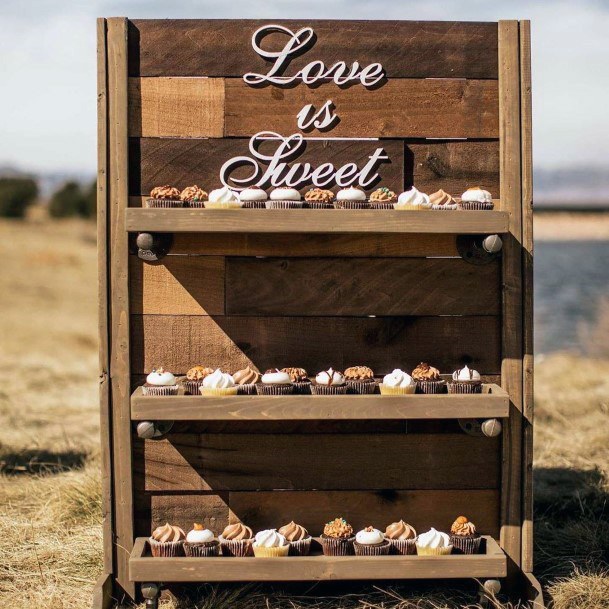 Rustic Sdesert Shelves Love Is Sweet Gorgeous Wedding Table Ideas