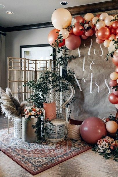 Rustic Themed Weddinh Shower Decor