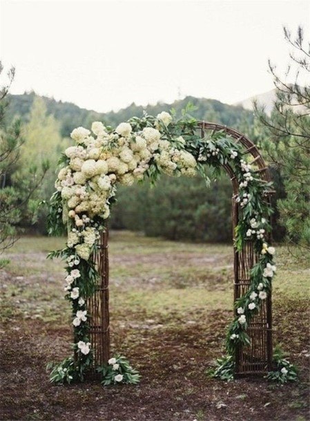 Rustic Wedding Arch Ideas