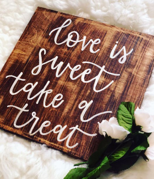 Rustic Wooden Signs Inspiration Fall Wedding Ideas