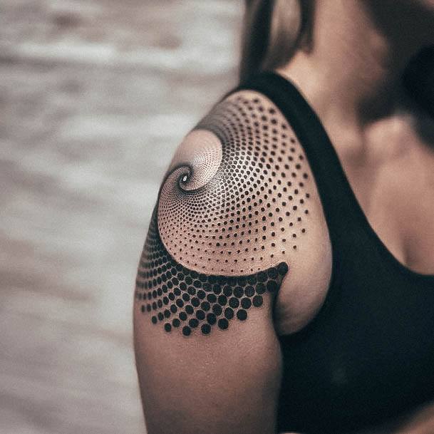 Sacred Geometry Tattoo Design Inspiration For Women